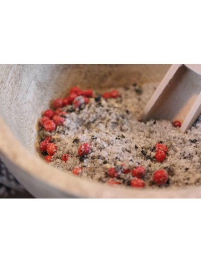 Sel de Guérande IGP aux poivres et baies roses