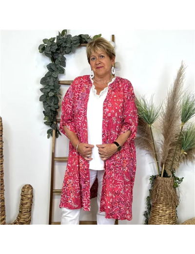 L488- Tunique Chemise Coline (fuchsia)