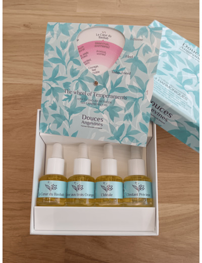 Coffrets des 4 harmoniques (fluides corps)