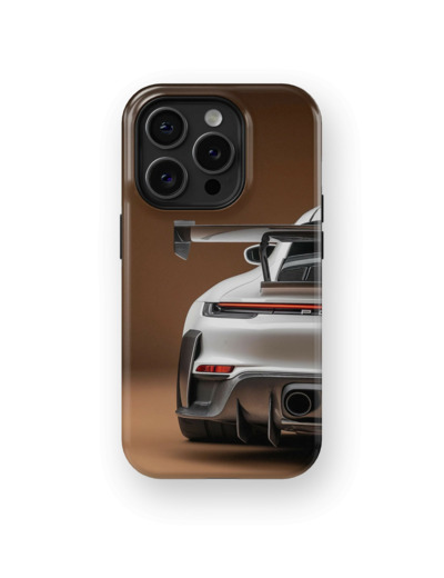 Back Luxury Porsche | Coque de téléphone 3D 2en1 Ultra-résistante