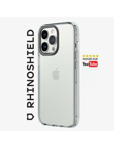 RHINOSHIELD COQUE TRANSPARENTE CLEAR POUR APPLE IPHONE 13 PRO MAX (6.7)