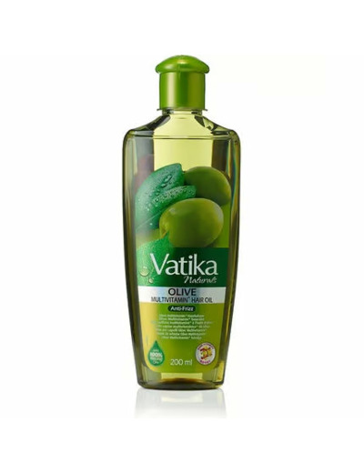 Vatika - Huile Capillaire à l’Olive & Vitamines (A, E, F) – 200 ml