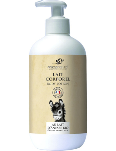 Cosmo Naturel Lait corporel au lait d'ânesse et HE 500ml