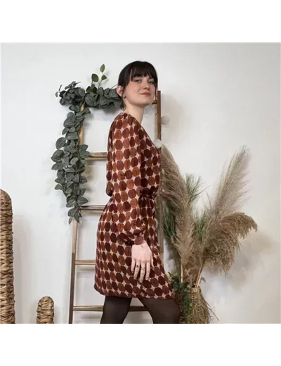 K607- Robe Akoz (T36-T42) (camel)