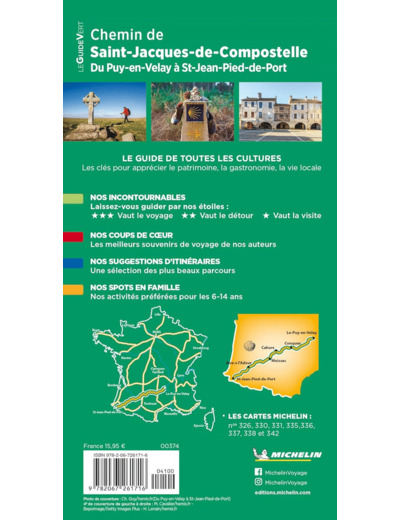 GUIDE VERT CHEMIN DE SAINT-JACQUES-DE-COMPOSTELLE - DU PUY-EN-VELAY A SAINT-JEAN-PIED-DE-PORT