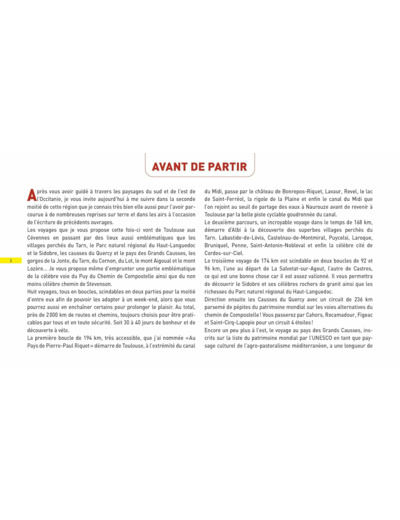 OCCITANIE VOL.2 VOYAGES A VELO ET VELO ELECTRIQUE - ITINERAIRES DE 2 A 6 JOURS : GARD, HERAULT, LOZE