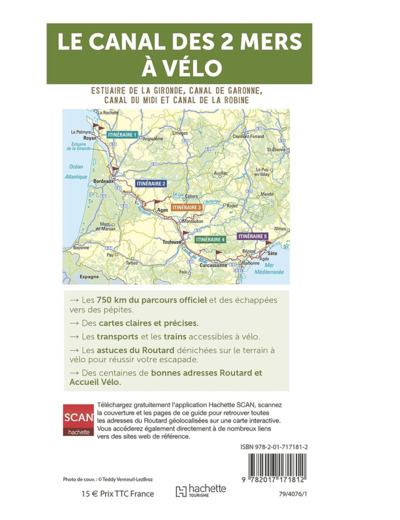 GUIDE DU ROUTARD CANAL DES 2 MERS A VELO - DE L'ATLANTIQUE A LA MEDITERRANNEE