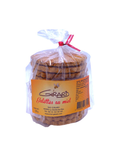 Galettes sablées au miel