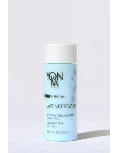 Lait Nettoyant Yonka 75ml - Visage, Yeux & Lèvres - Démaquille, Nettoie et Apaise