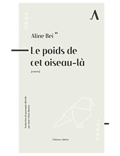 LE POIDS DE CET OISEAU-LA