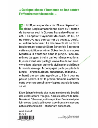 AMAZONIE - SUR LES TRACES D'UN AVENTURIER DISPARU