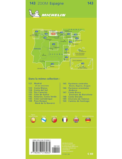 CARTE ZOOM COTE CANTABRIQUE