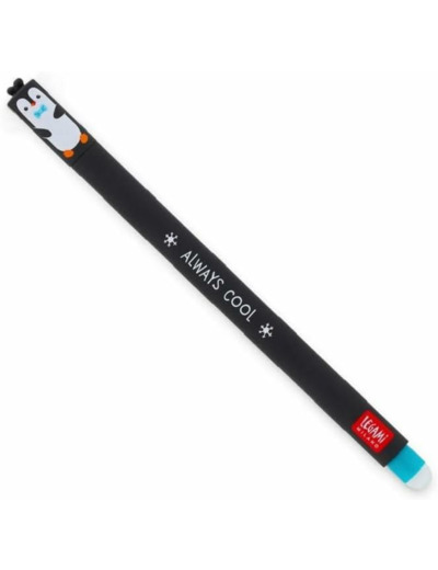Legami Stylo gel effaçable, motif pingouin