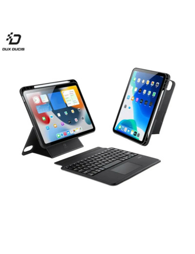 DUX DUCIS Housse de Protection avec clavier rétroéclairé pour iPad AZERTY (Tous les modèles)