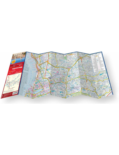 MARSEILLE 1/15.000 (CARTE LAMINEE FORMAT POCHE - PLAN DE VILLE)