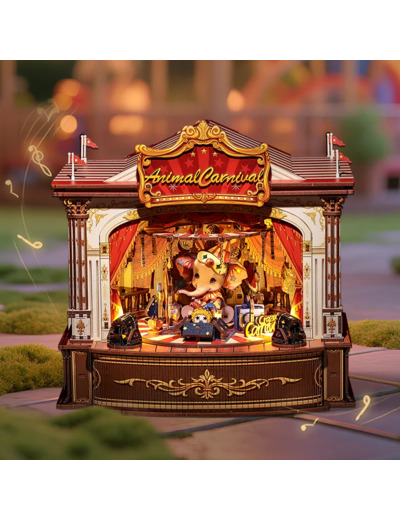 Animal Carnival - Maquette Booknook Serre-livre