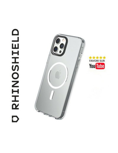 RHINOSHIELD COQUE TRANSPARENTE CLEAR COMPATIBLE MAGSAFE POUR APPLE IPHONE 13 PRO (6.1)