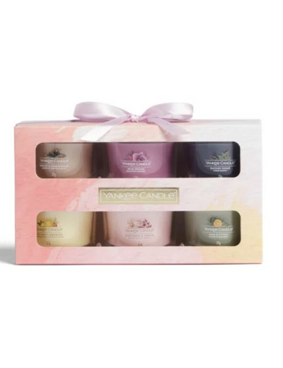 Coffret cadeau Printemps - 6 VOTIVES EN VERRE