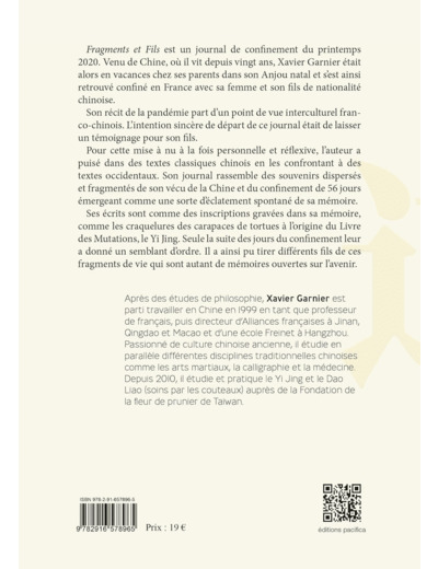 FRAGMENTS ET FILS - JOURNAL DE CONFINEMENT ENTRE LA FRANCE ET LA CHINE AU PRINTEMPS 2020
