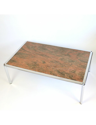 Table basse pierre de granit rose