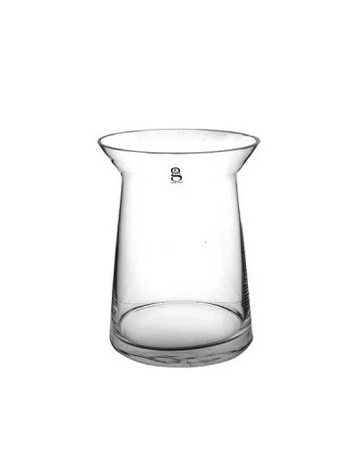 Vase conique en verre