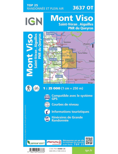 3637OT MONT VISO ST-VERAN AIGUILLES PNR DU QUEYRAS