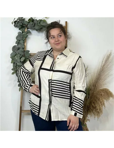K562- Chemise "By One" (T40-T48) (ecru)