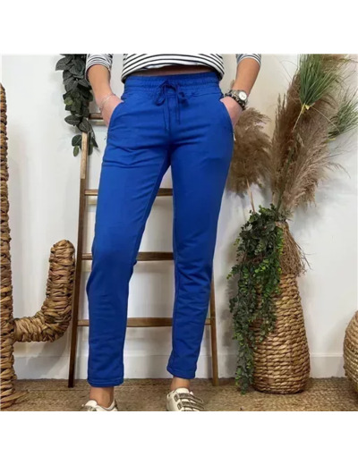 L810- Jogg 2 poches zippées 🇮🇹 (bleu royal)