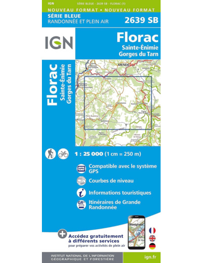 2639SB FLORAC STE-ENIMIE GORGES DU TARN