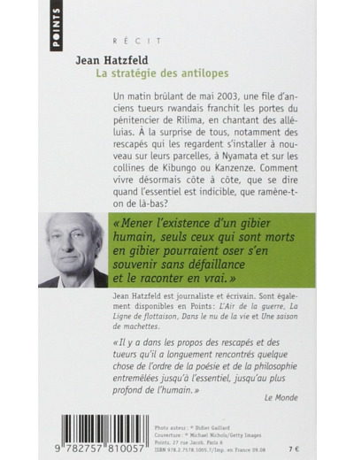 LA STRATEGIE DES ANTILOPES