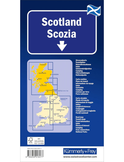 ECOSSE/SCHOTTLAND 1/275 000