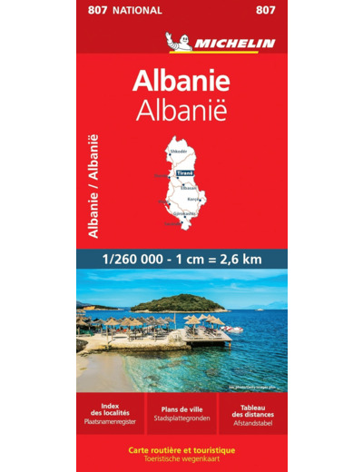 CARTE NATIONALE ALBANIE