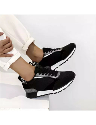 R417- Tennis Moow "Zébrée" (T36-T41) (noir)