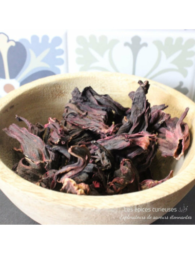 Fleur d'Hibiscus séchée entière