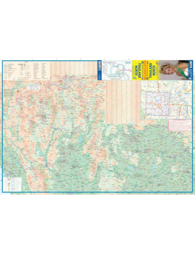 THAILAND NORTH 1:830 000 WATERPROOF MAP