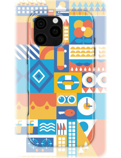 Geometric Collection | - Coque de téléphone 3D 2en1 Ultra-résistante