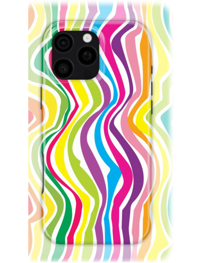 Kaleidoscope Race | Coque de téléphone 3D 2en1 Ultra-résistante