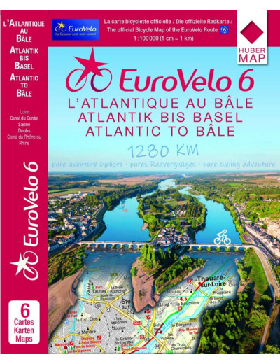 EUROVELO 6 (LOT DE 6 CARTES SOUS BLISTER)