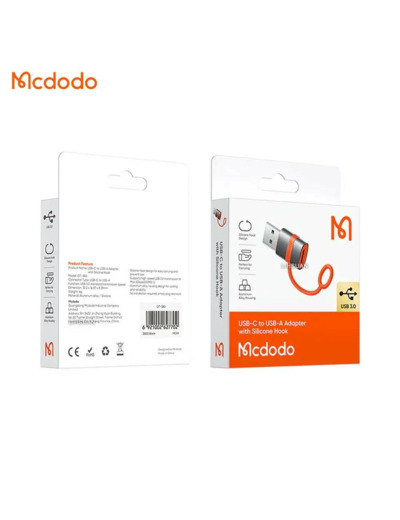 MCDODO Adaptateur OTG USB Femelle vers Lightning Mâle OT-2600 Noir