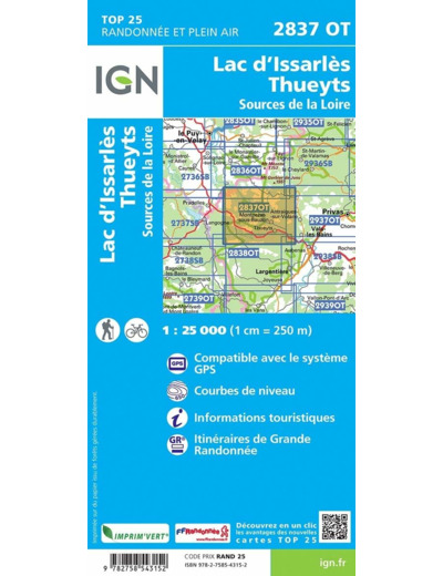 2837OT LAC ISSARLES - THUEYTS