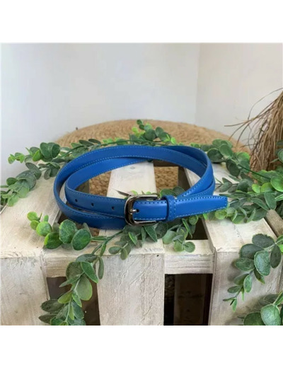 V696- Ceinture sécable Très Fine 1.8cm (bleu royal)