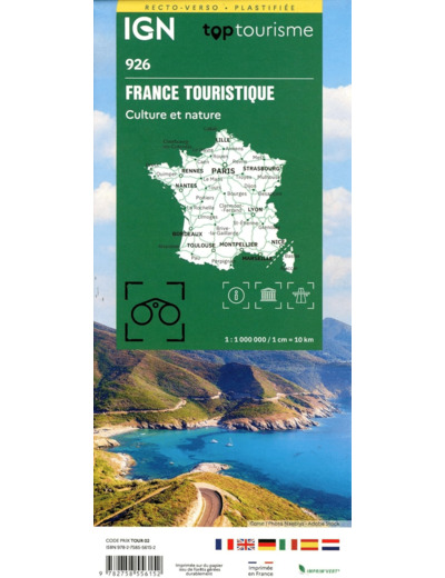 926 FRANCE TOURISTIQUE PLASTIFIEE