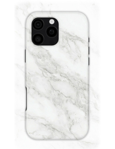 White Marble | Coque de téléphone 3D 2en1 Ultra-résistante