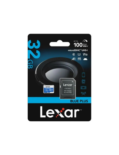 LEXAR Carte microSDHC BLUE PLUS 32Go