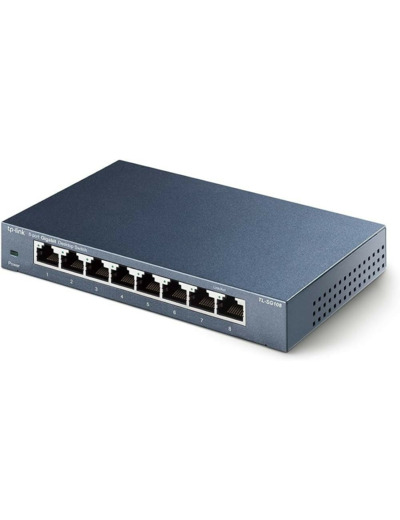 Switch métal Gigabit 10/100/1000 8 ports
