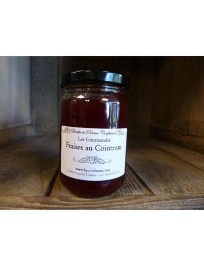 Confiture de fraises à l'(230gr)