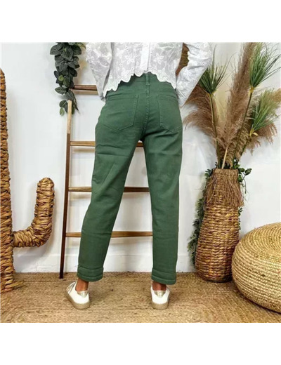 N016- Jean Mom Voggo (T36-T44) (kaki)