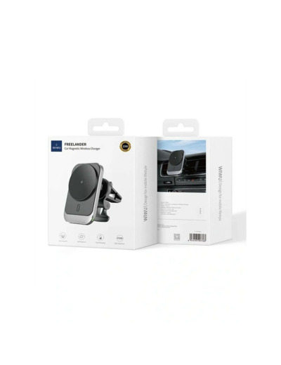 WIWU Support de téléphone magnétique avec chargement sans fil 15W