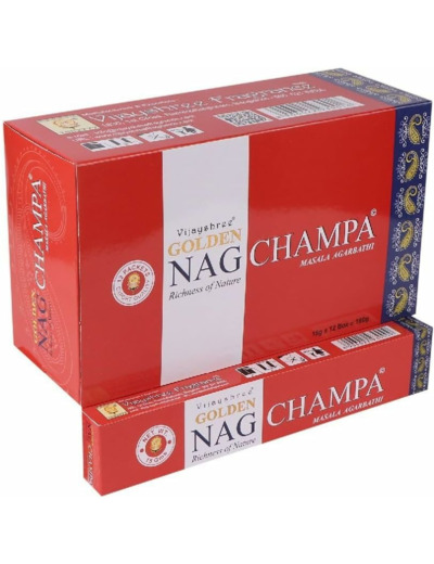 Encens NAG CHAMPA ROJO - Golden Nag -  15 GR