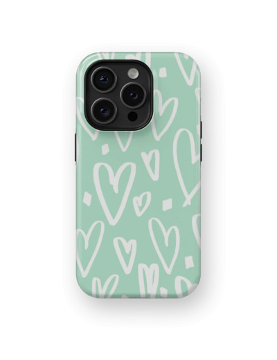 Simple Hearts | Coque de téléphone 3D 2en1 Ultra-résistante